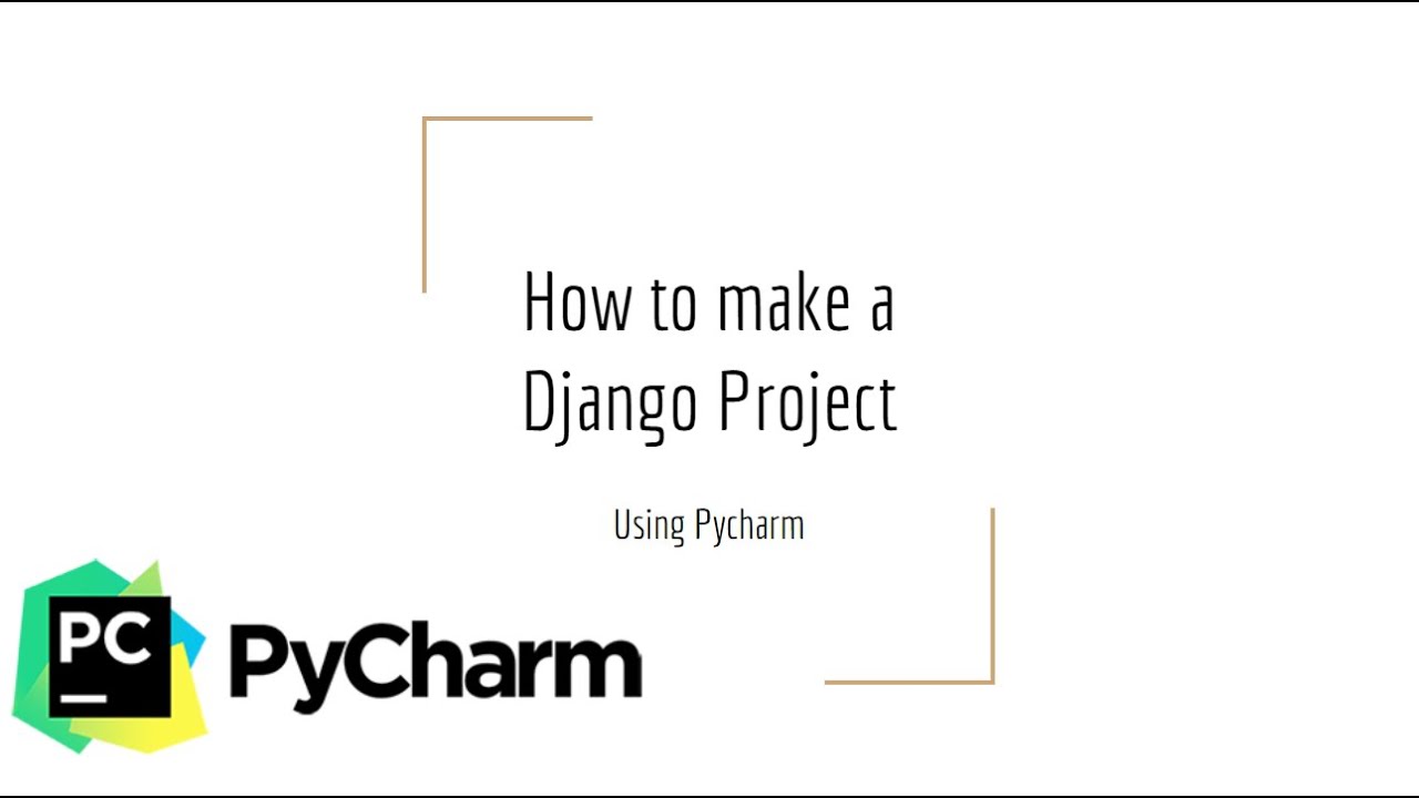 How to make your first Django Site in Pycharm.