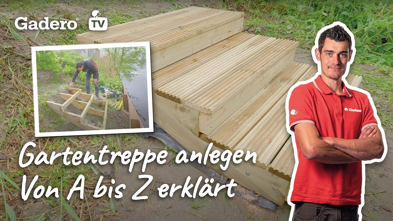 Eine abgeflachte Gartentreppe bauen  - Doch wie?