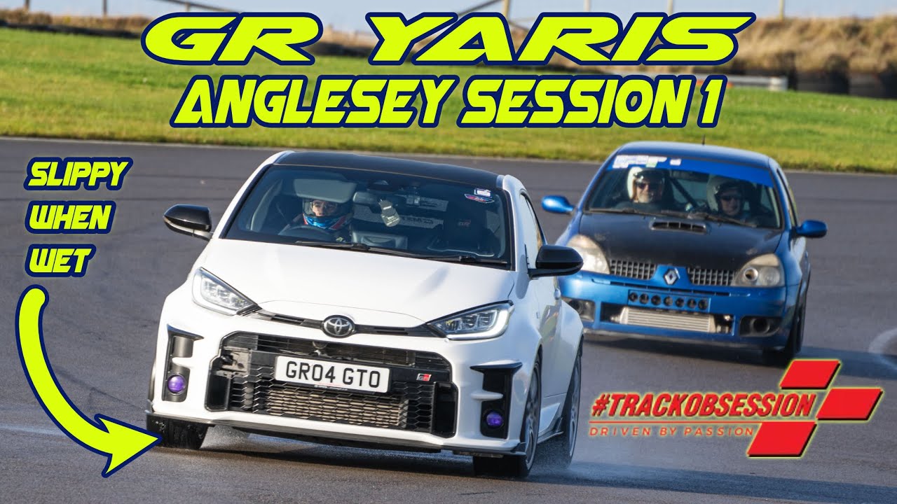 Anglesey Track Day in the GR Yaris Session One 07/10/24 Slippy When Wet