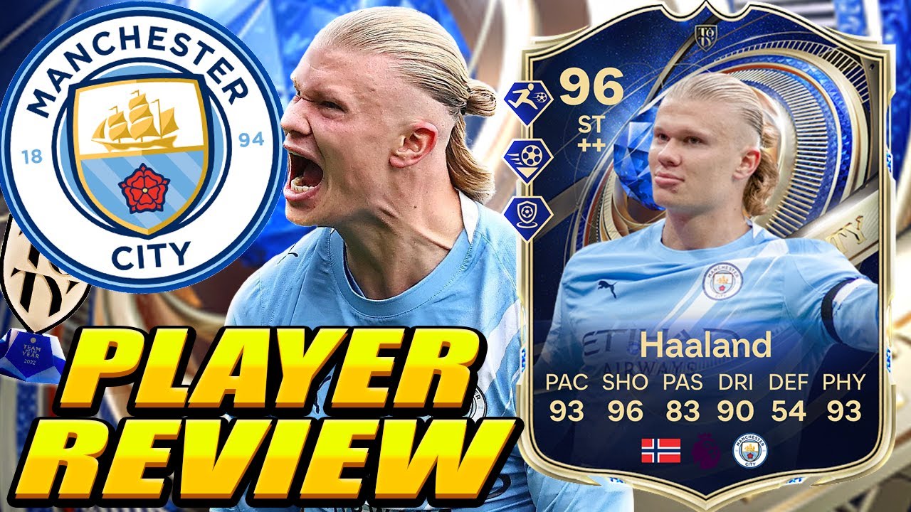 He IS IMPOSSIBLE TO STOP… 🤖🔥 96 TOTY Haaland Review! 96 Haaland Team of the Year Review! 96 Haaland!