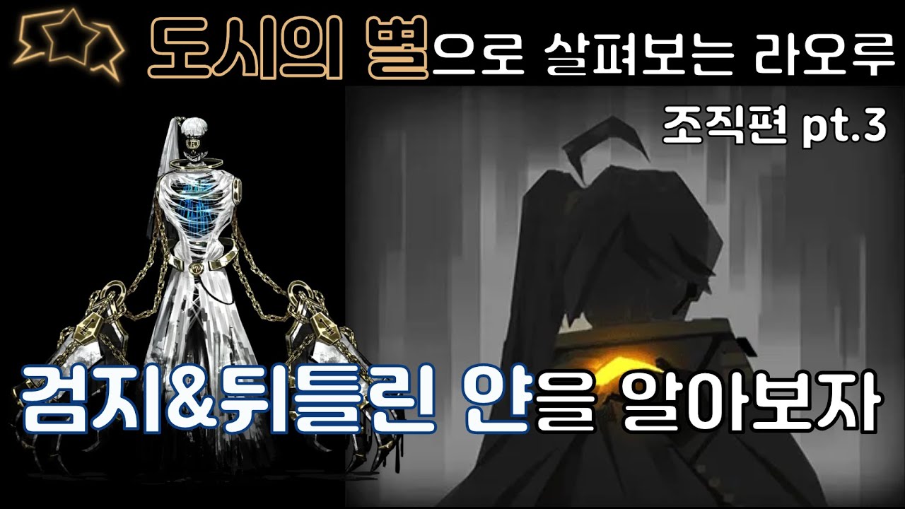 검지와 얀의 뒤틀림을 분석해보자 / 도시의 별로 살펴보는 라이브러리 오브 루이나 스토리 분석 [Library of Ruina]