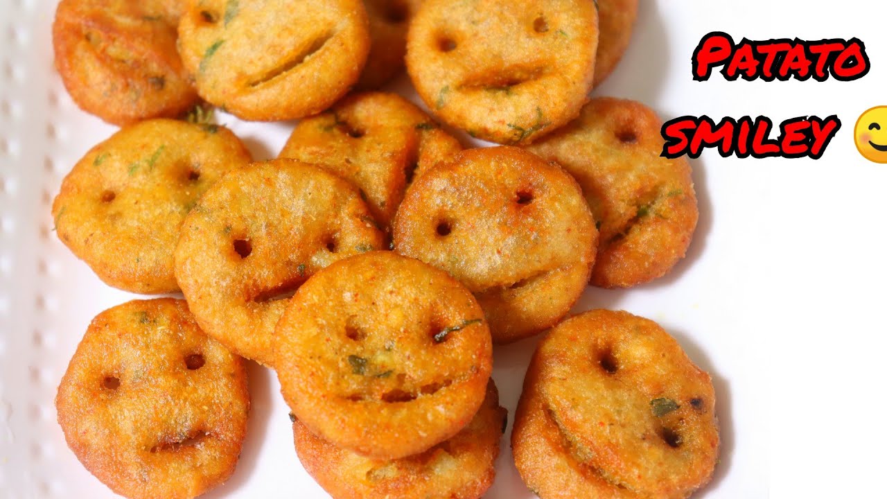 potato smiley recipe | mccain smiles recipe | how to make potato smiles recipe