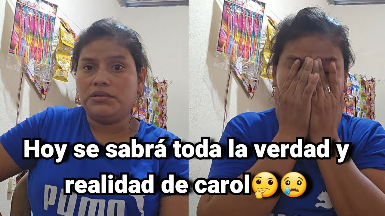 Carol llora al ver tantas críticas y por el trabajo en el q ella está, vean que responde ella?😢😯