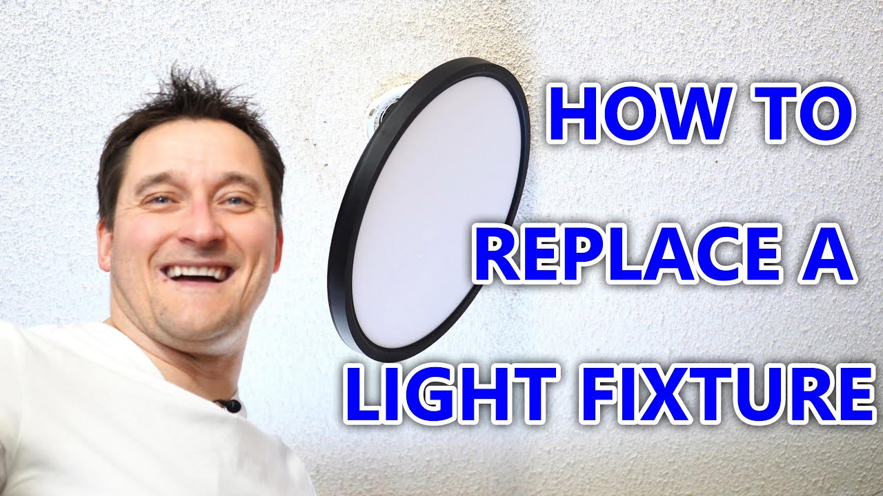How To INSTALL OR REPLACE A Light Fixture