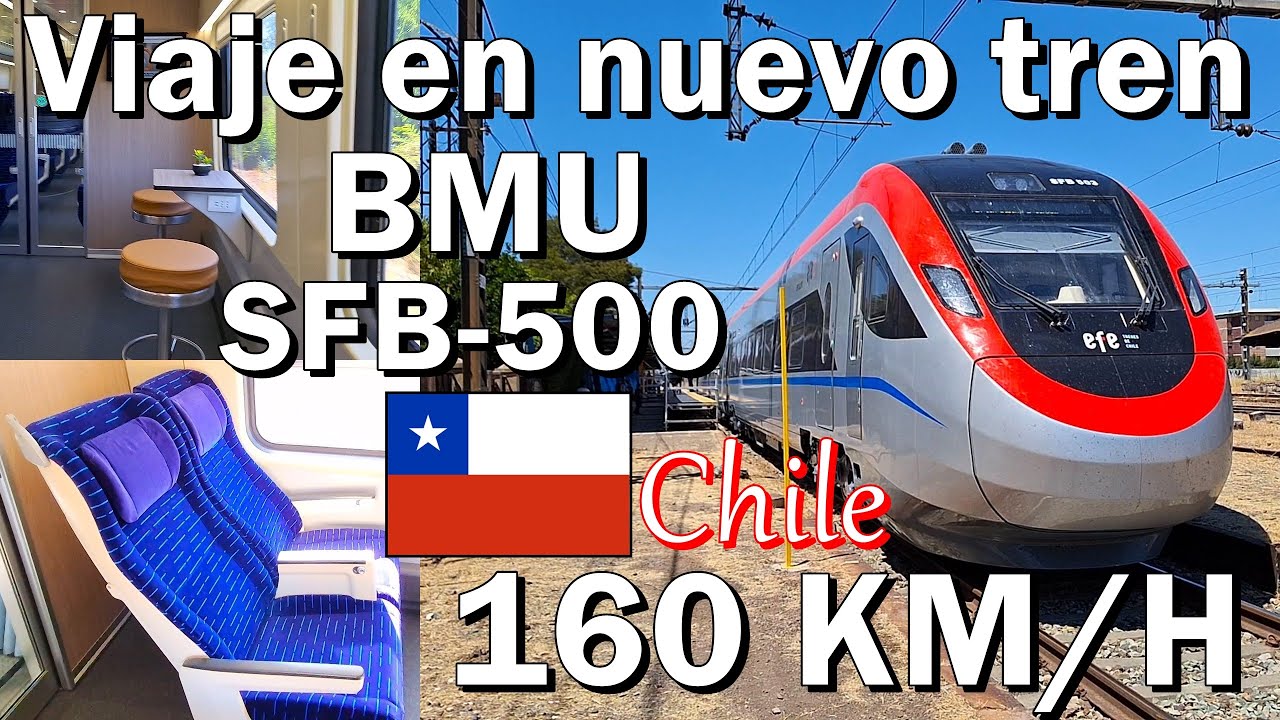 Viaje en nuevo tren BMU SFB-500  | 160 KM/H velocidad máxima