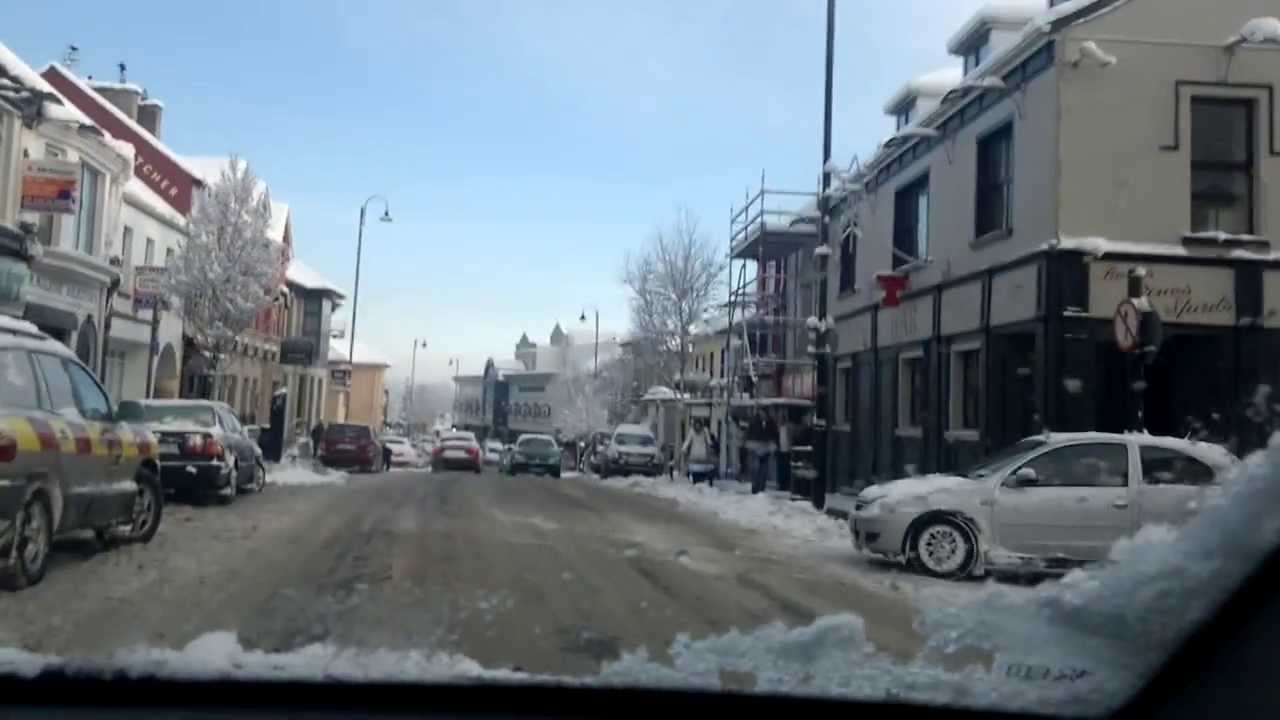 Winter Scene January 2011 -   Main Street  Ballybofey, Co. Donegal.