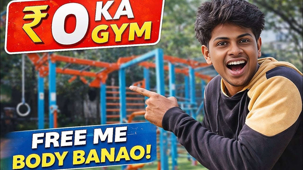 ₹0 Ka Gym 😱 | Garden Mein Free Body Banao ! 