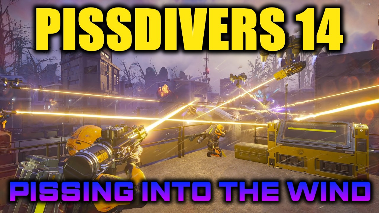 PISSDIVERS 14 - Мочимся против ветра! Командное снаряжение с лазерами! | Helldivers 2