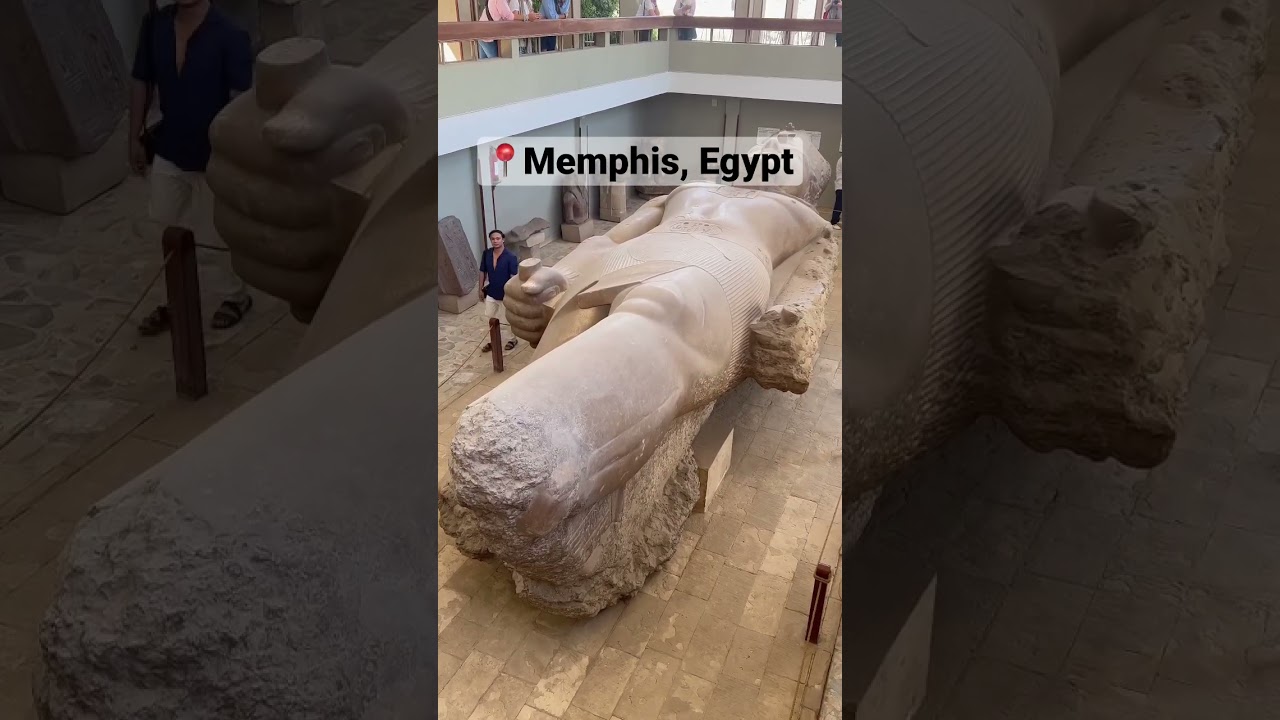 Ancient city of Egypt Memphis #travel #egypt #memphis