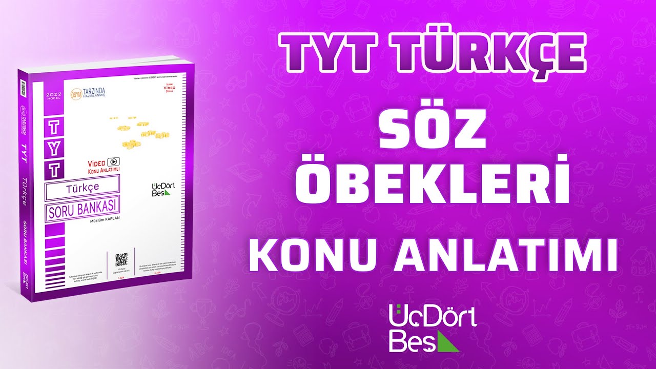 SÖZ ÖBEKLERİ | 2022 TYT TÜRKÇE | 345 YAYINLARI