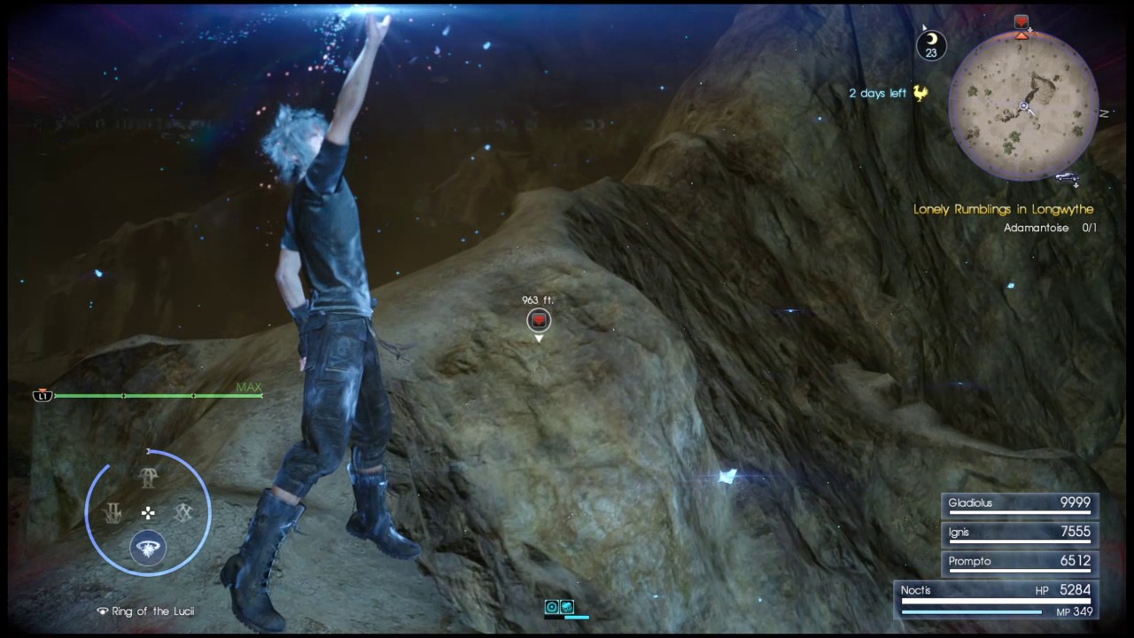 FFXV - Fastest way to beat Adamantoise with Ring of Lucii