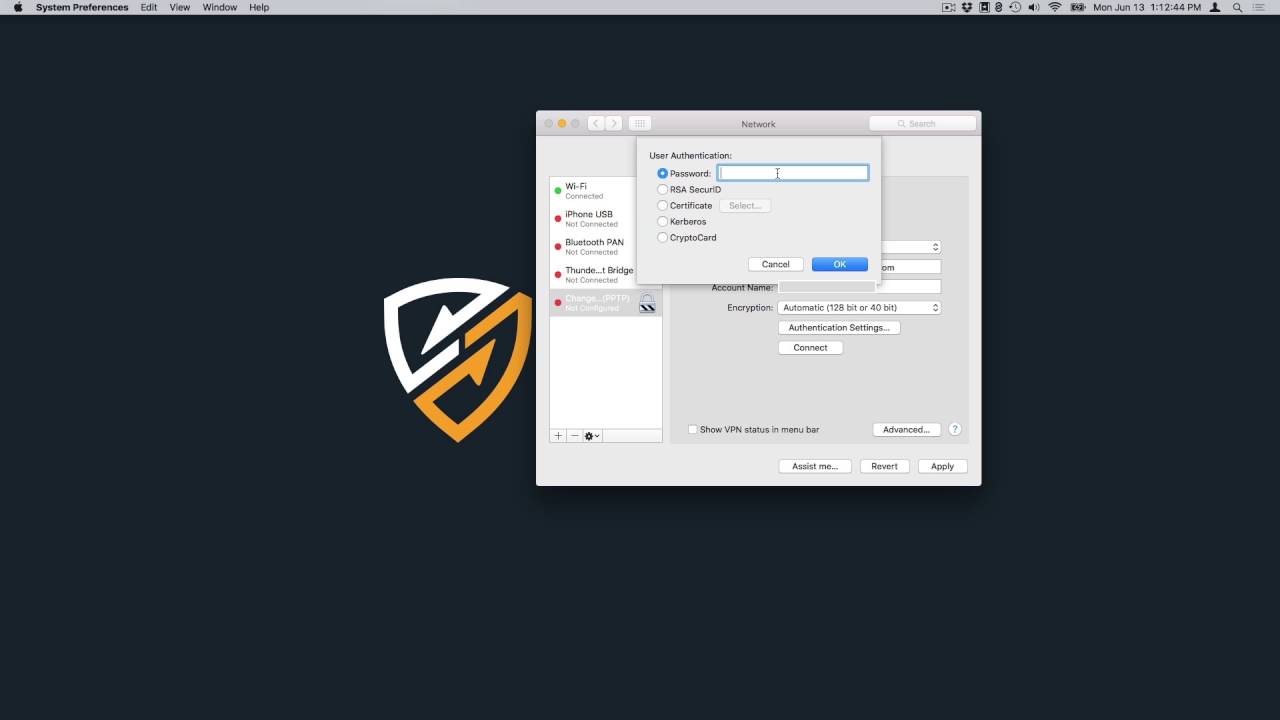 Configuring ChangeIP&rsquo;s VPN on OSX