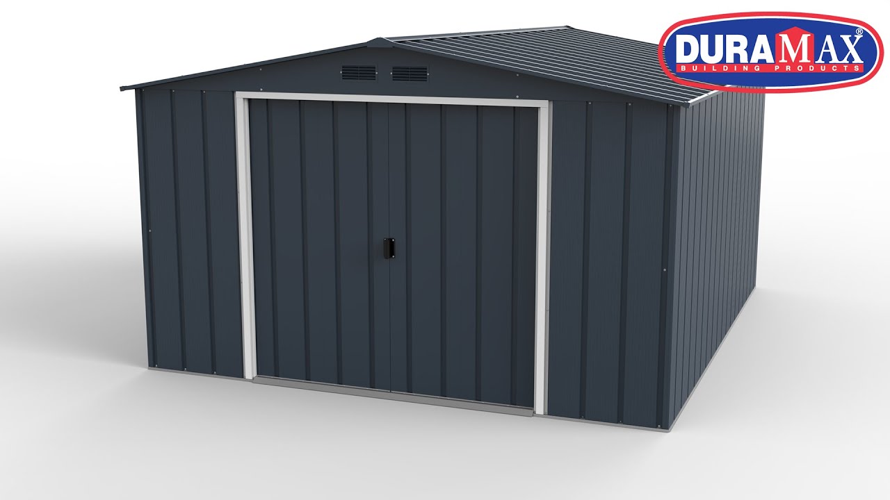 Duramax 10' x12' Metal Eco Shed Installation Video