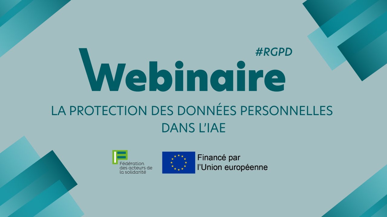 [Webinaire] La protection des données personnelles dans l'IAE