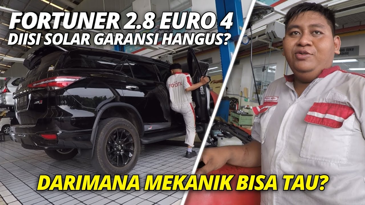 Servis Pertama Fortuner 2.8 Euro 4!! Begini Cara Mekanik Mendeteksi Mesin Pernah Pakai Solar!