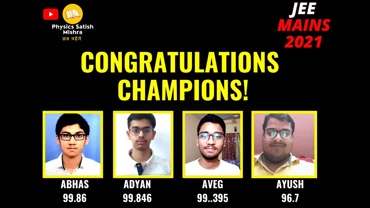 JEE MAINS 2021(FEB)RESULT #JEETOPPERS
