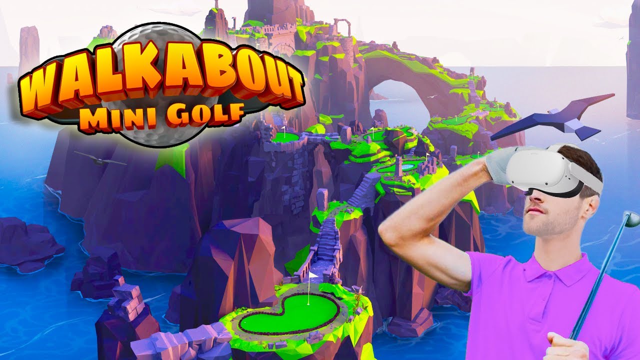 This VR Mini Golf Game is AMAZING!! (Walkabout Mini Golf)