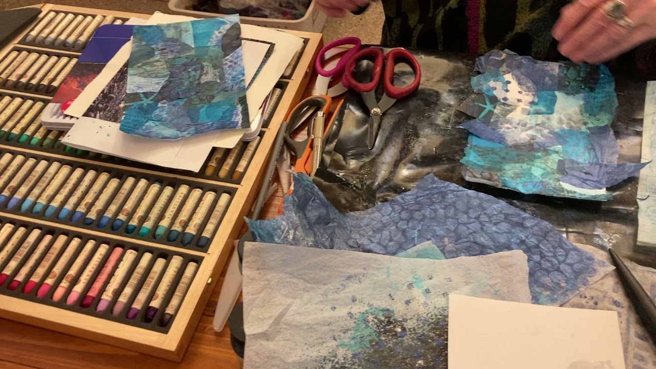 Inspiration Monday- part two collage with papers