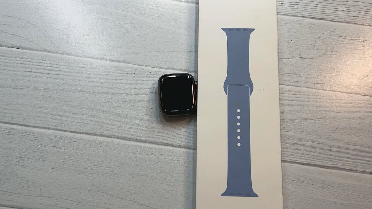 Official Apple Watch Band Sport Band Blue Fog Review