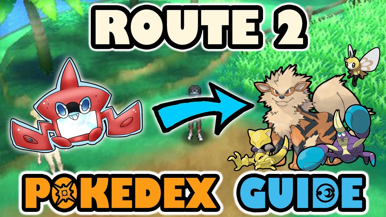 ROUTE 2 COMPLETE POKEDEX GUIDE - Pokemon Sun and Moon