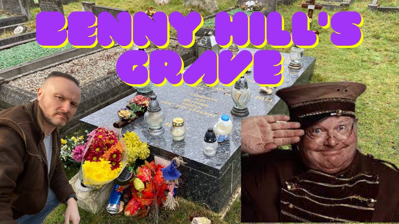 Benny Hill Grave stone Hollybrook Cemetery