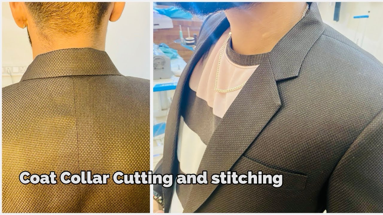 Coat Collar Cutting and Stitching / Simple Method Coat collar Sew / every one tailors useful method