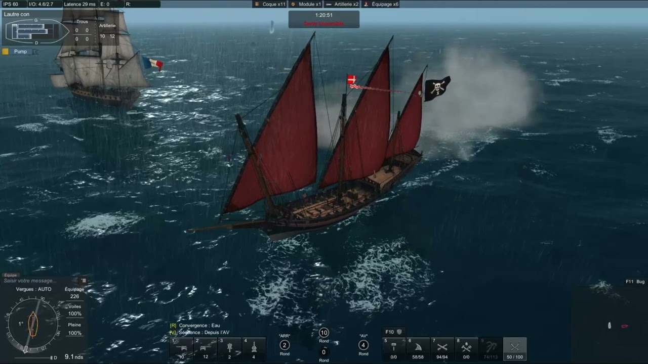 NAVAL ACTION Requin vs Indefatigable