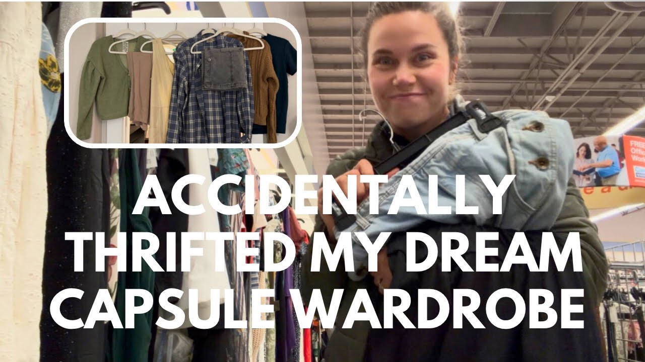 Did I Accidentally Thrift my Dream Pinterest Capsule Wardrobe with my $100 Christmas Gift?