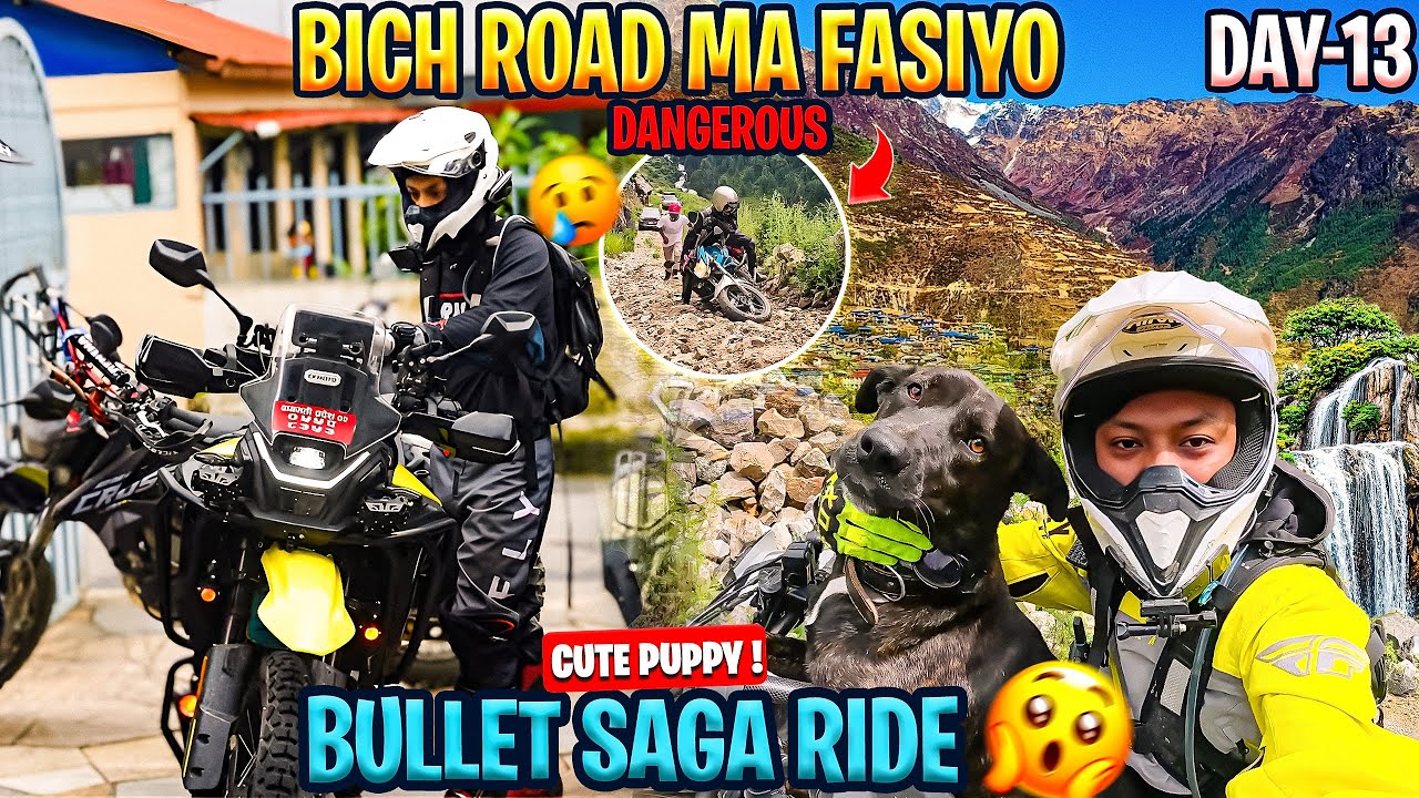 KAILAS MANSAROVAR Nepal Ride with DOG || Garo hudo Raicha || full off-road ride || MRB Vlog ||