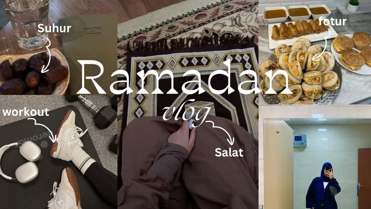 Ramadan vlog in china 🌷| كيفاش كيدوز رمضان في الصين☁️🇨🇳