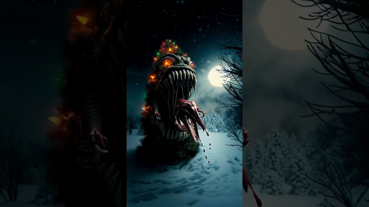 XMAS TREE MONSTER?! 😱 Creepy Horror Christmas Loop You’ll Never Forget 