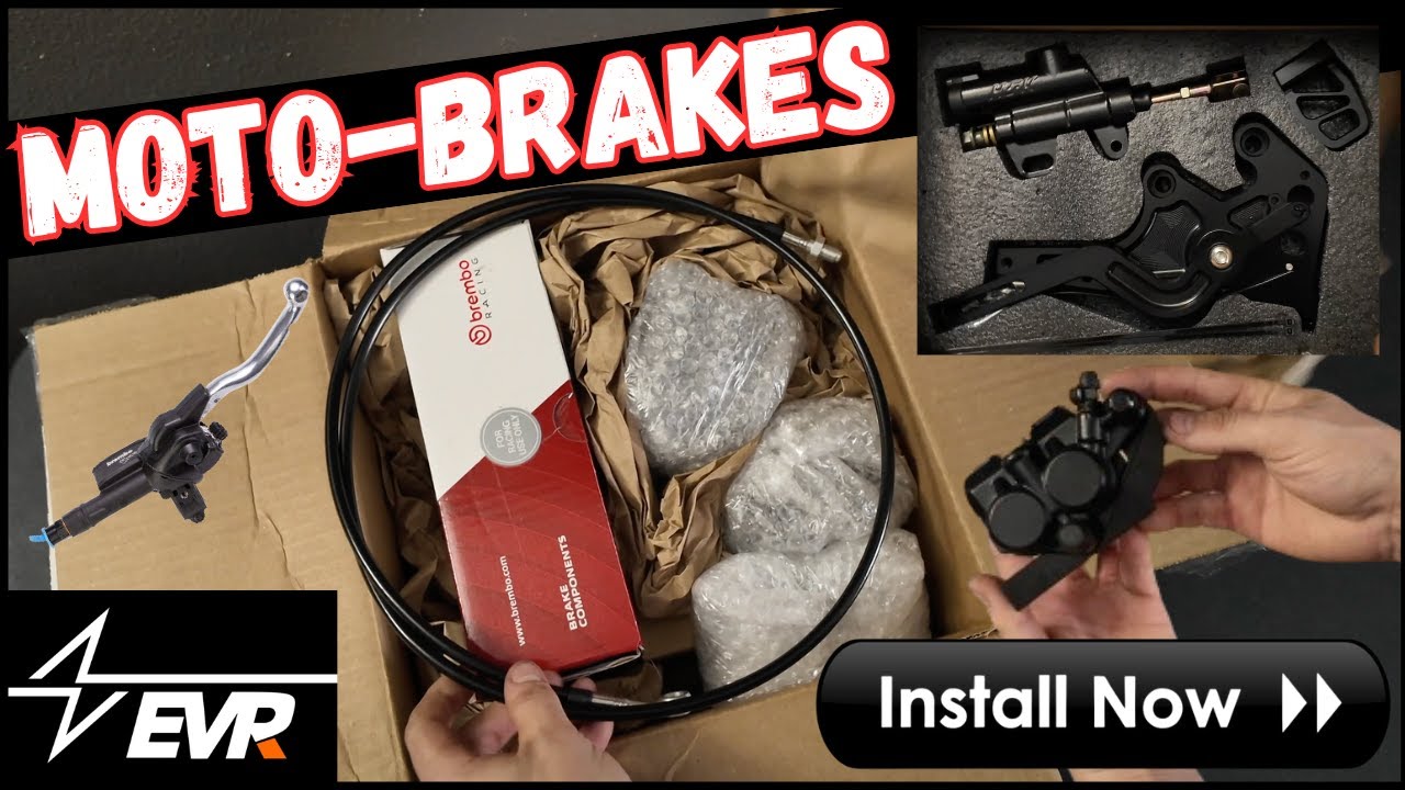 Распаковка и установка мотоциклетных тормозов EVRaceworks Dual Caliper | Sur-Ron Light Bee
