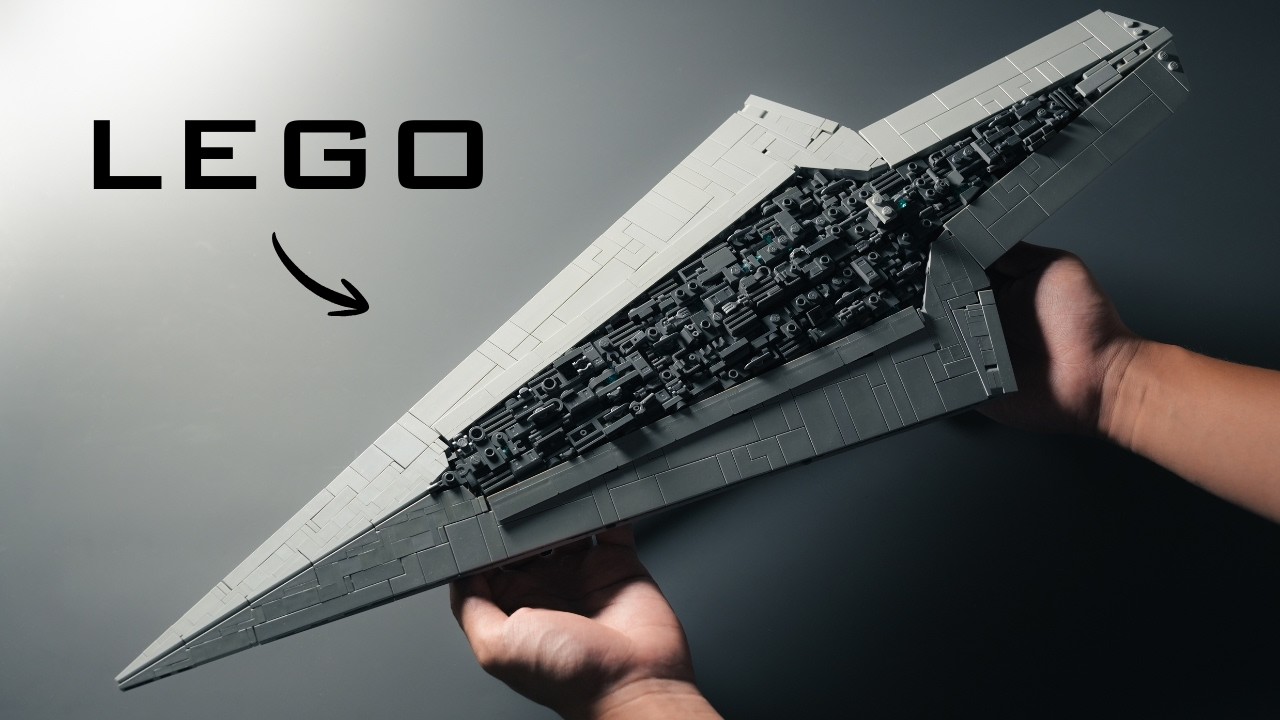 I Built a Custom Executor Star Destroyer using LEGO!