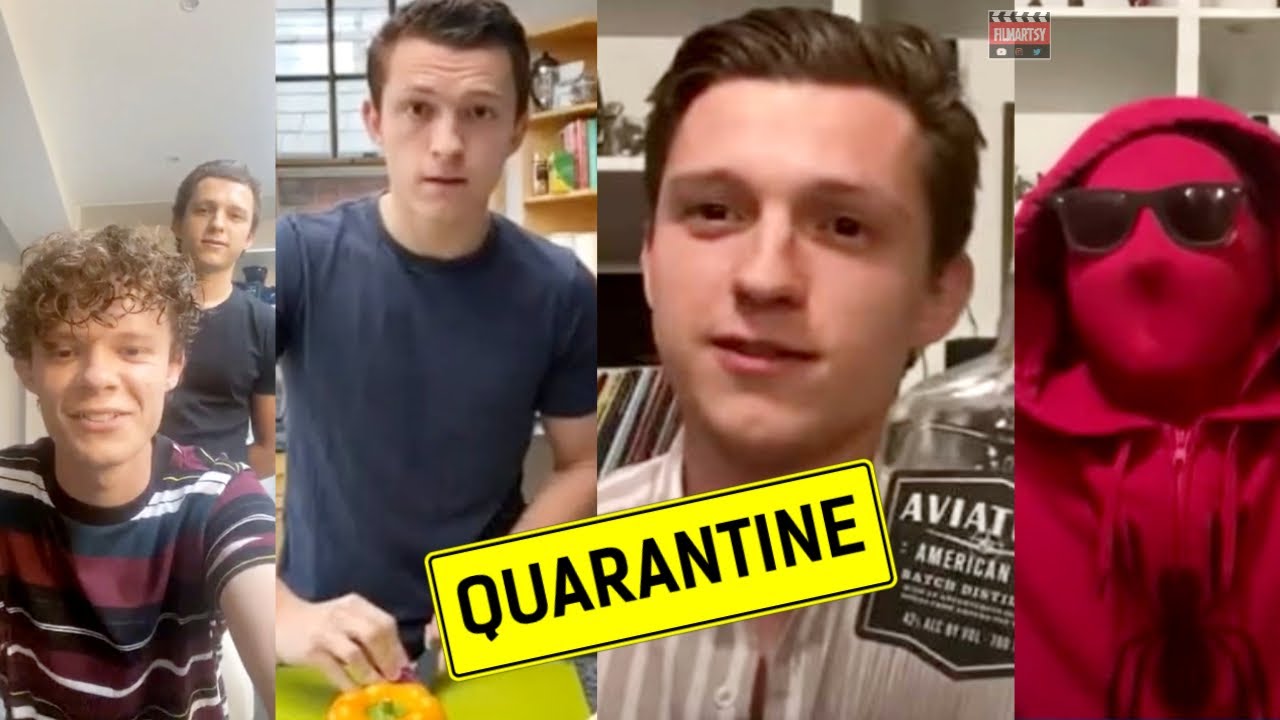 Spider-Man AKA Tom Holland During Quarantine PART 2 | Funny Tom Holland Quarantine Videos | MCU 2020