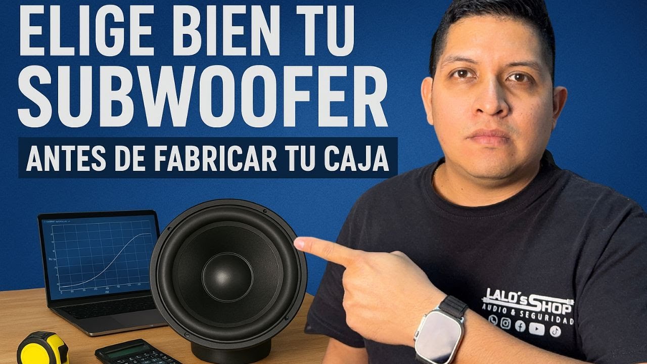 No fabriques tu caja hasta ver esto 🔊 | Cómo elegir el subwoofer correcto