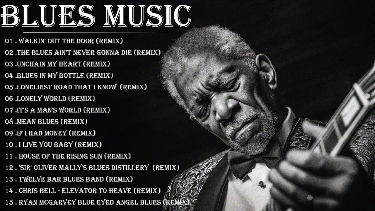 Midnight Blues Music — Heartbreak & Healing Slow Blues Playlist 2025