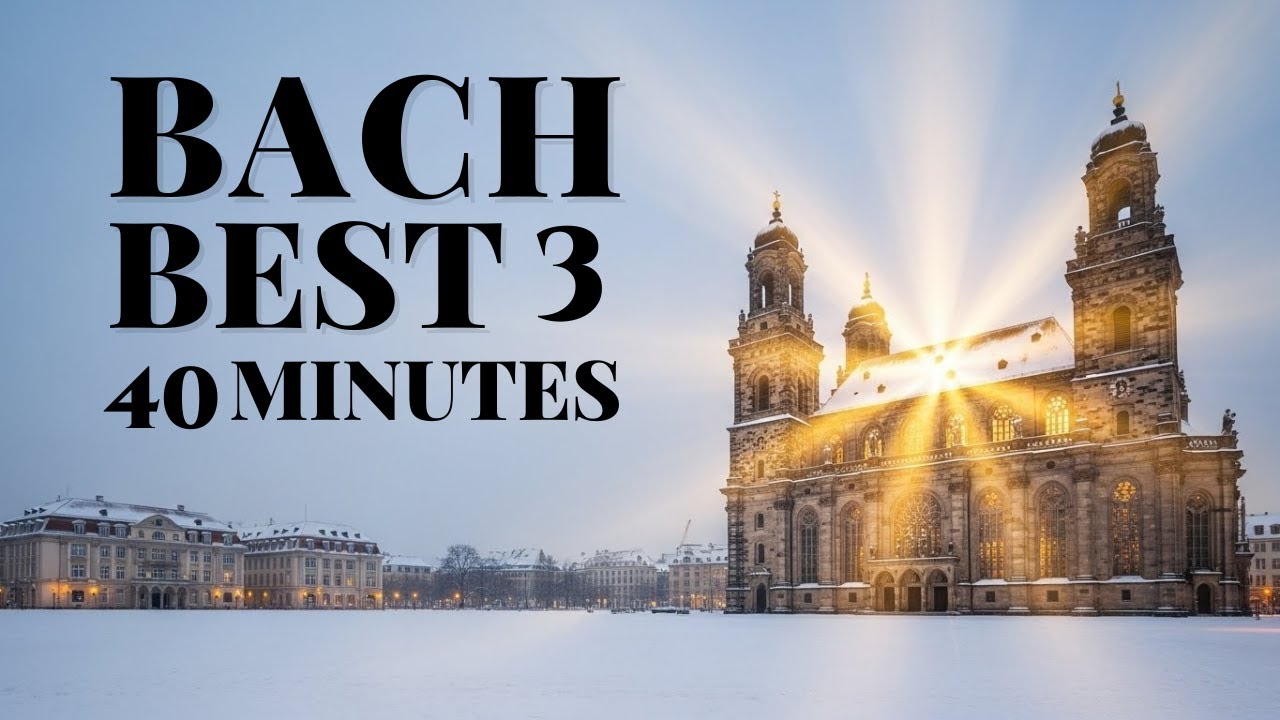 Bach Best3 – 40min Winter Classical Journey | Leipzig & Dresden Ambience