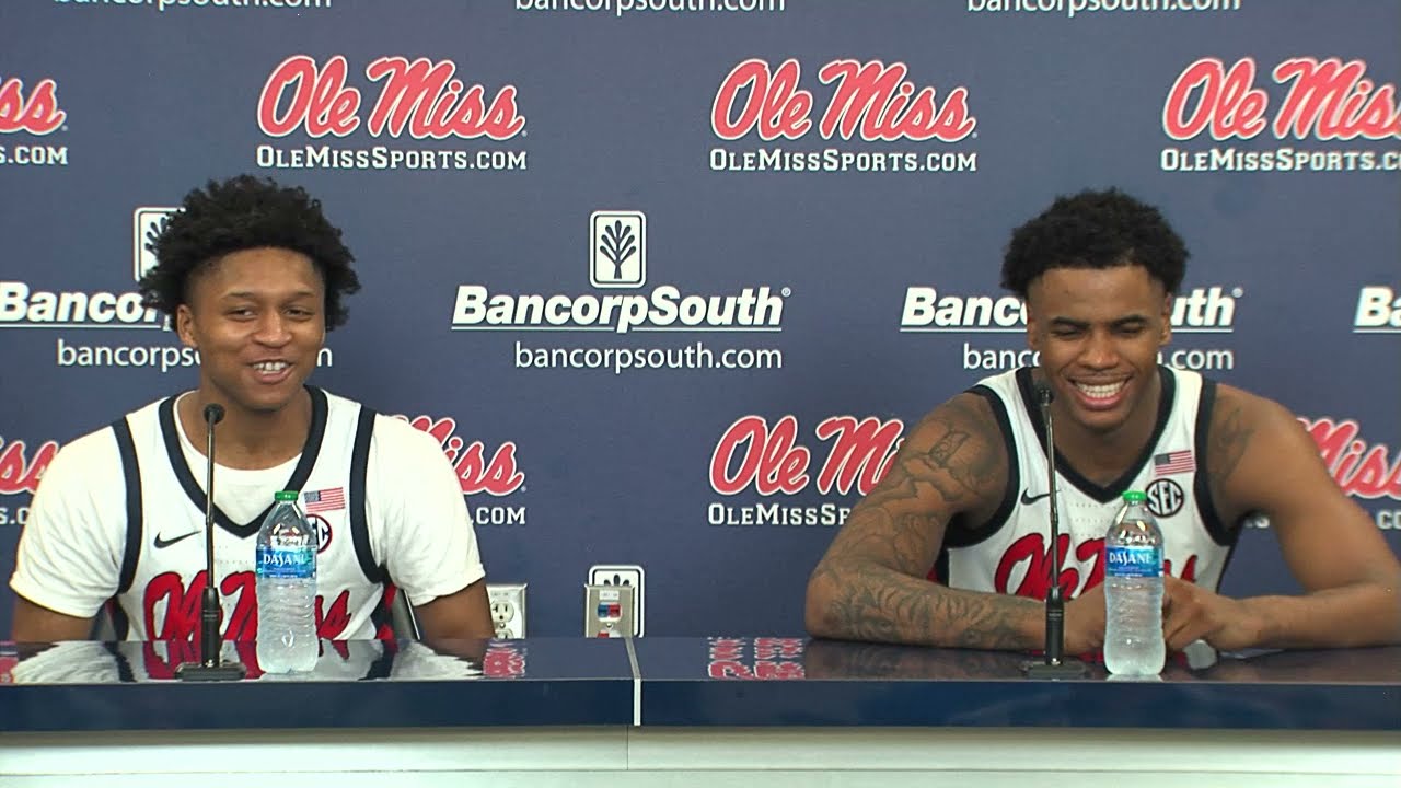 PRESSER | Daeshun Ruffin & Luis Rodriguez - Ole Miss defeats Middle Tennessee 62 -52 (12/15/21)
