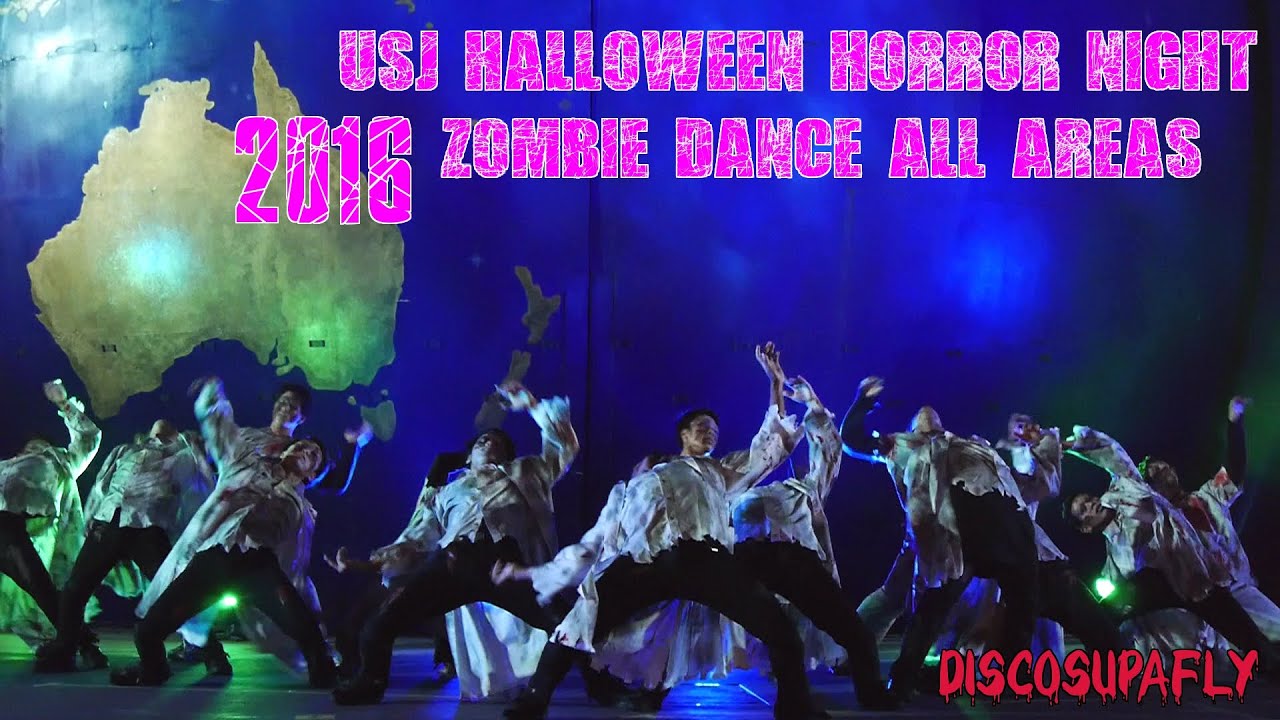 2016 USJ ハロウィン・ホラー・ナイト - ゾンビダンス　全エリア (1080p)