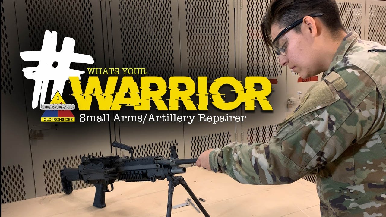 #WhatsYourWarrior | Small Arms/Artillery Repairer (91F)
