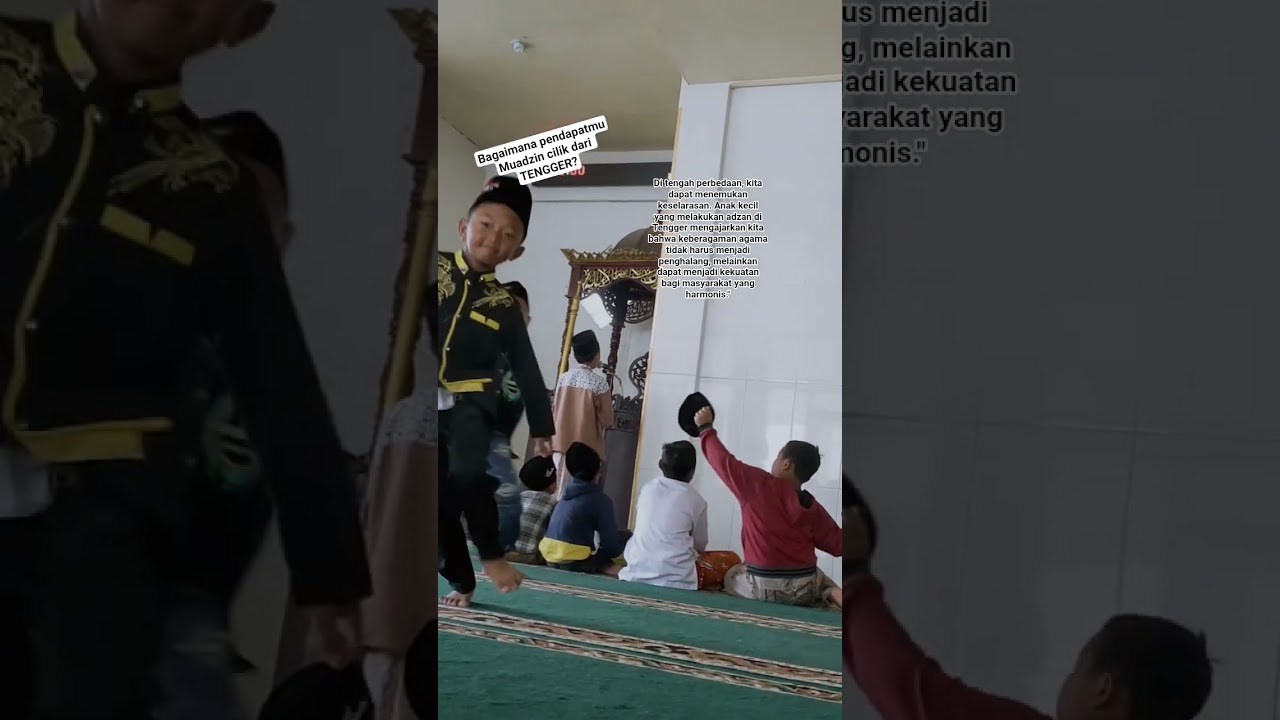 muadzin cilik dari TENGGER.