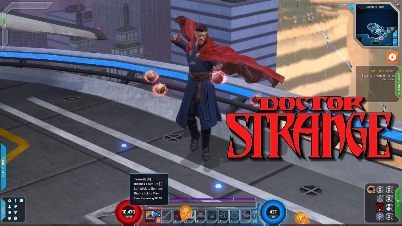 Marvel Heroes Doctor - Strange Movie Costume and Mordo Team Up Gameplay1