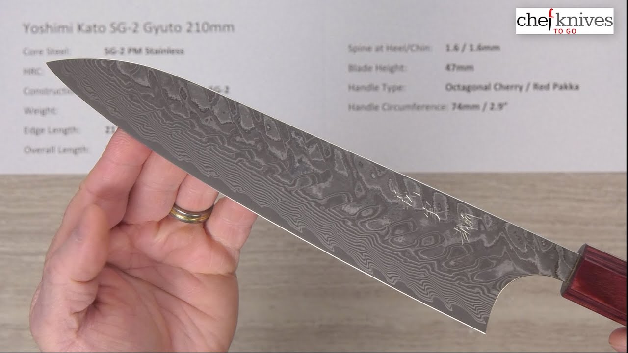 Yoshimi Kato SG-2 Gyuto 210mm Quick Look