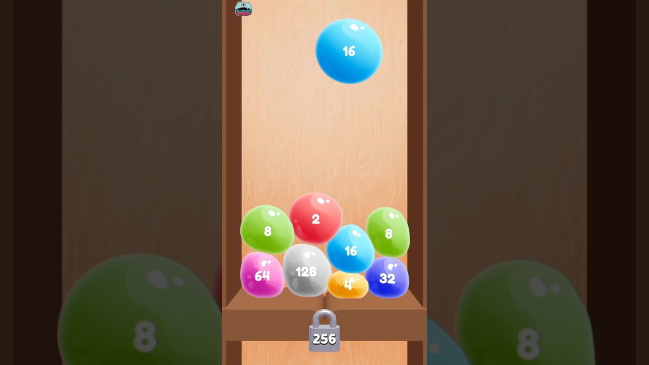 Jelly 2048: Puzzle Merge Games🤩‼️#shorts #short #gameplay