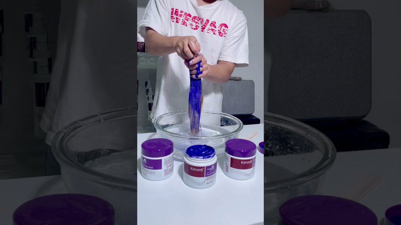 Purple Hair Mask #karseell #karseellcollagen #loira #matizador #viralvideo #hair #hairstyle