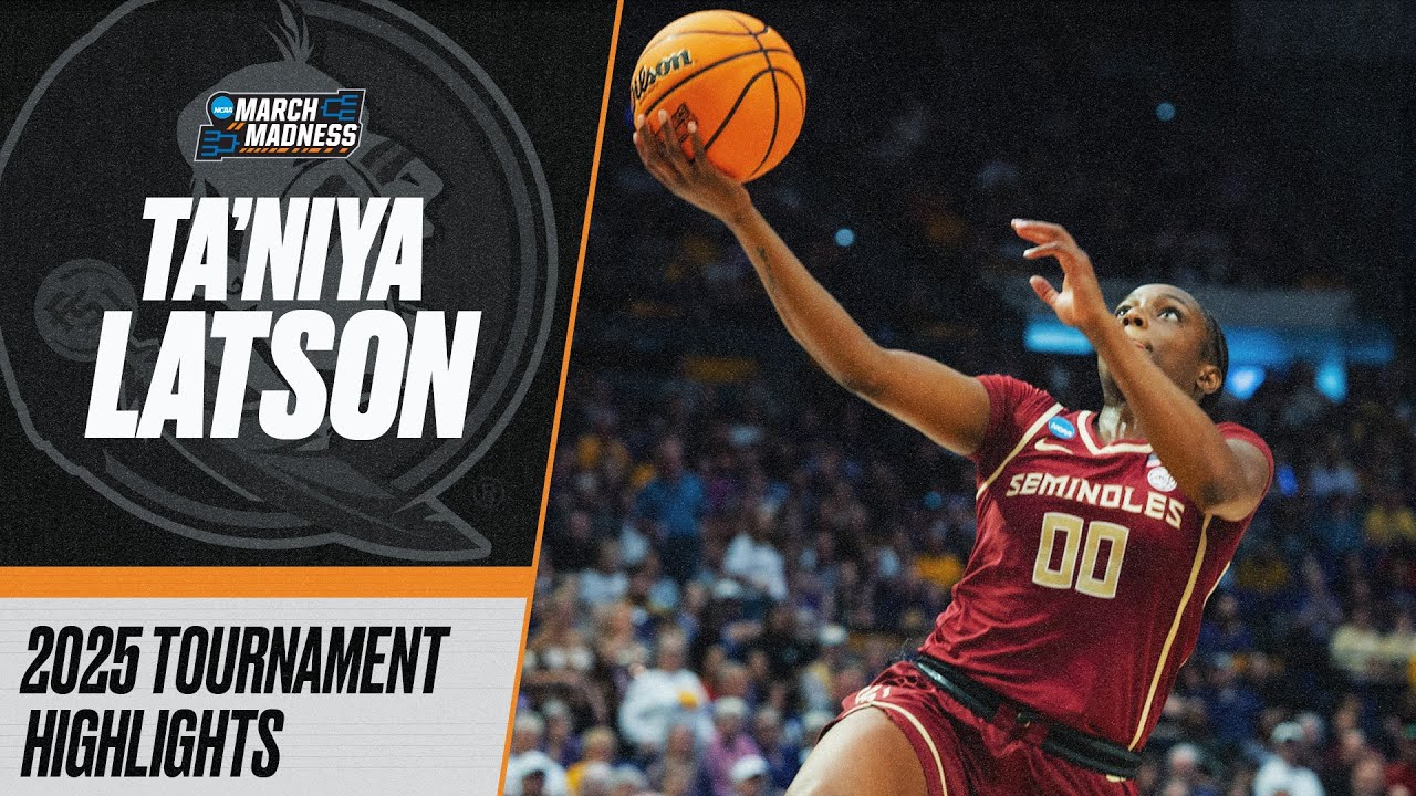 Ta’Niya Latson 2025 NCAA tournament highlights