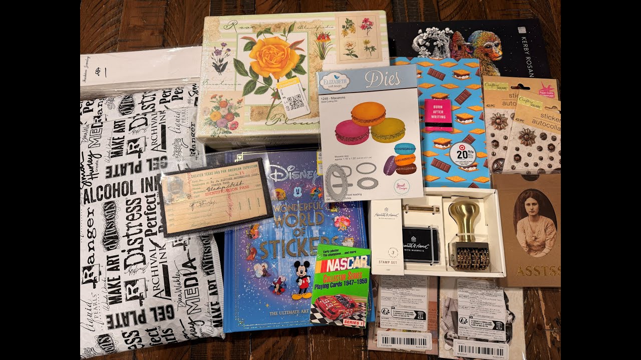 Craft Haul - Ranger Ink Holiday Mystery Package - Temu - Thrift - Target