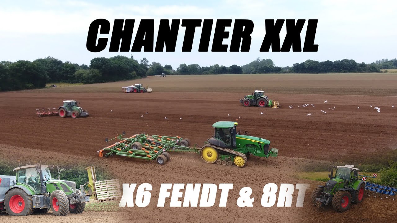 PLANTATION DE POIREAUX XXL | UN CHANTIER DE FOLIE !!! X6 FENDT / 8RT / VERHOEST