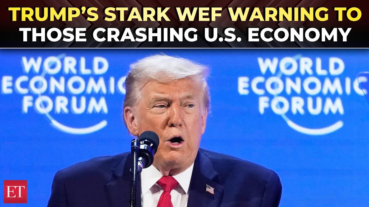 'If America falls, the World falls': US Prez Trump issues global economy warning at DAVOS | WEF 2026