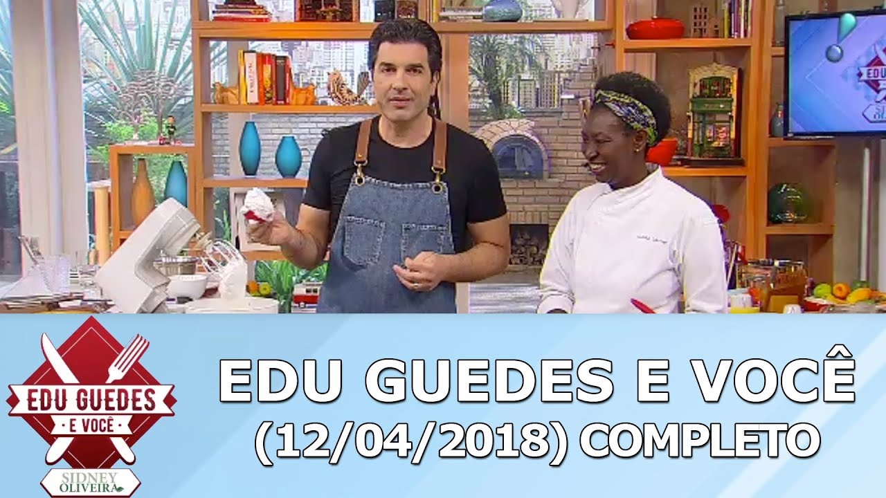Edu Guedes ensina receita de bolo de chocolate com marshmallow e bolo gelado